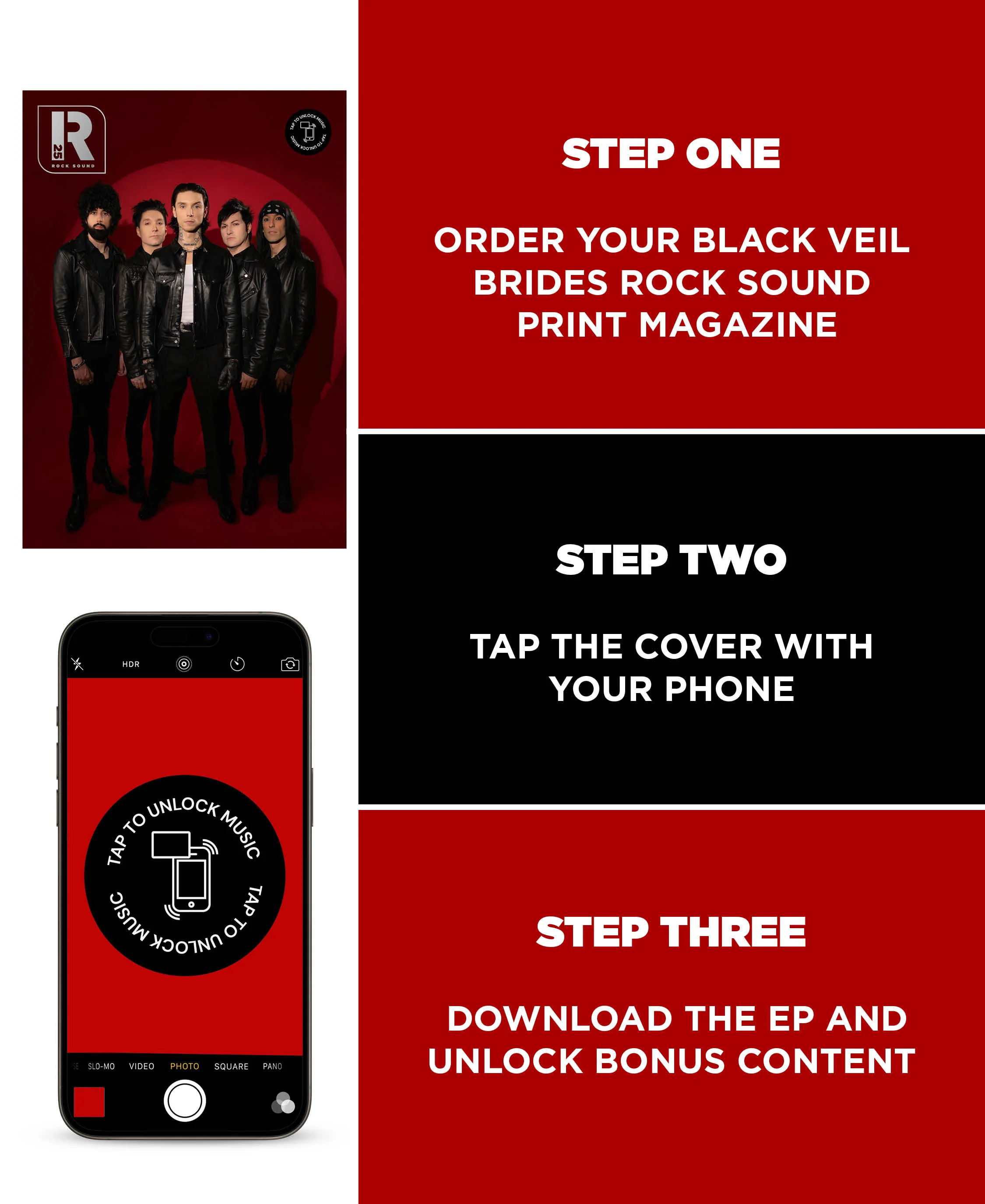 Issue #305 (Black Veil Brides): Magazine + ‘Bleeders’ Digital EP - Image 5