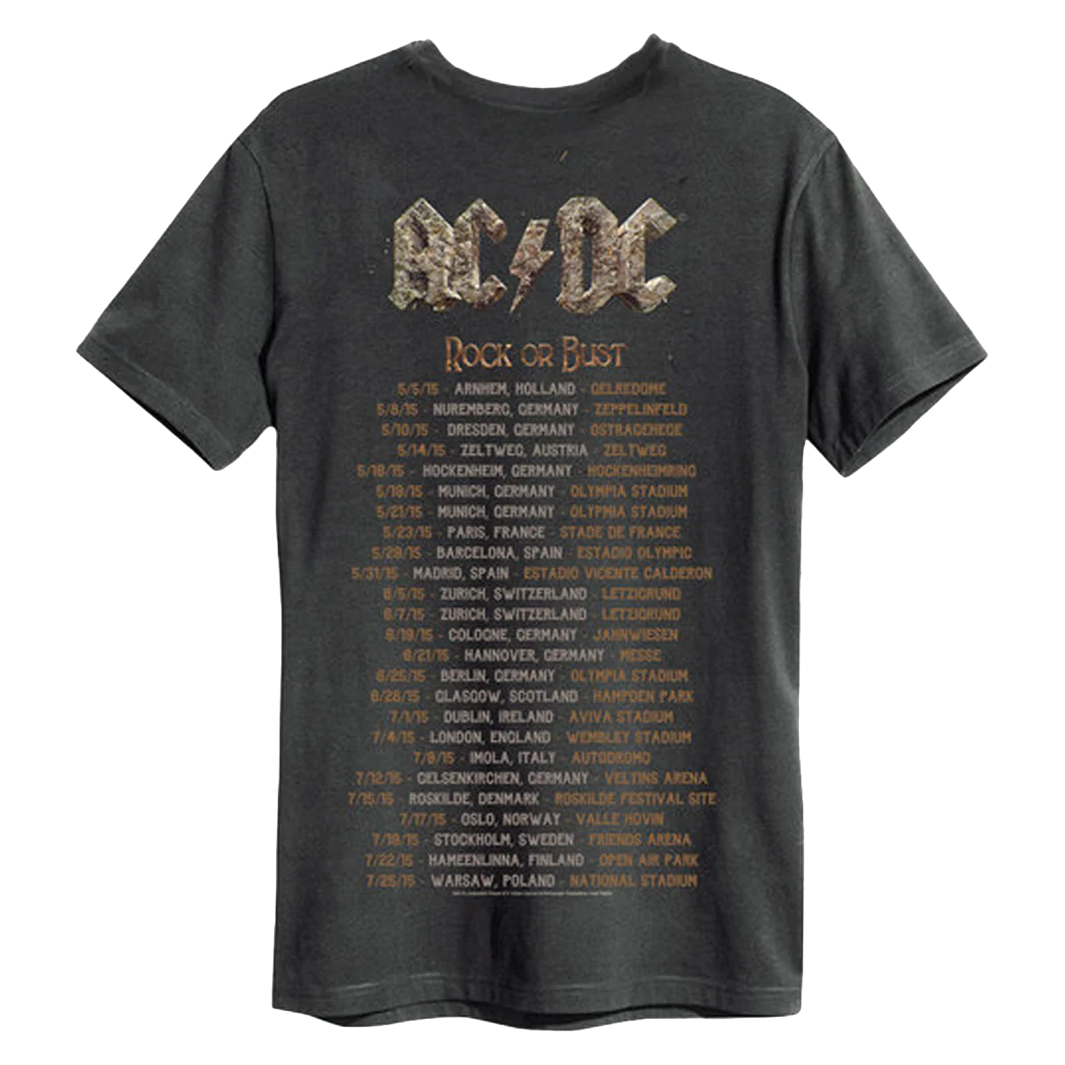 Rock Or Bust Tour EU Dates T-Shirt - Image 2