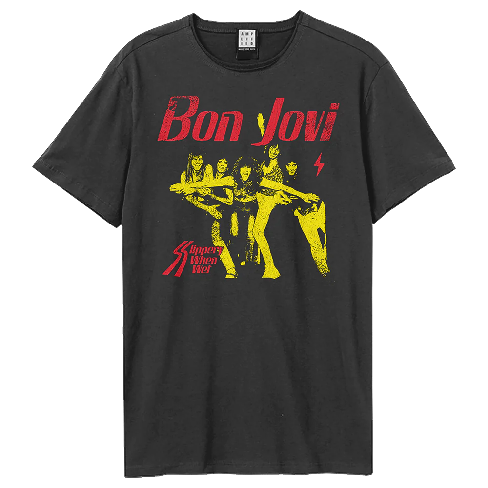 Slippery When Wet Yellow T-Shirt
